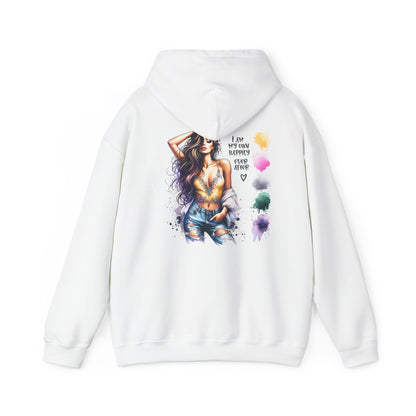 I Am My Own Happily Ever After Artistic Empowerment Hoodie | Unisex Heavy Blend™ Sweatshirt with Inspiring Design