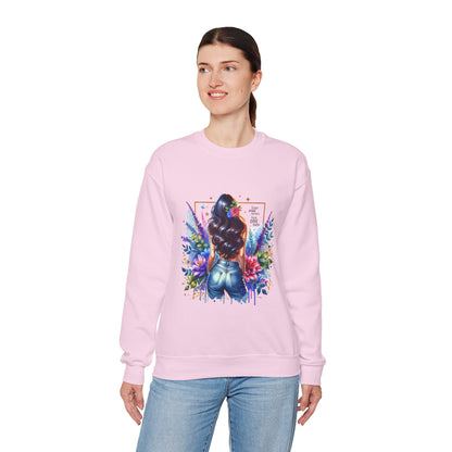 I Don`t  Make Mistakes, I Just Date Them Colorful Art Sweatshirt, Stylish Crewneck, Floral Design, Unisex Apparel, Gift for Her, Cozy Fashion, Unique Artwork Sweatshirt