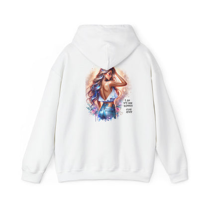 I Am My Own Happily Ever After Unisex Hooded Sweatshirt - Inspirational Art Print, Perfect for Everyday Comfort