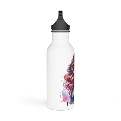 Chic Stainless Steel Water Bottle with '1-800-BOYS-LIE' Design | Stylish Hydration, Perfect for Gifts, Fitness, and Everyday Use