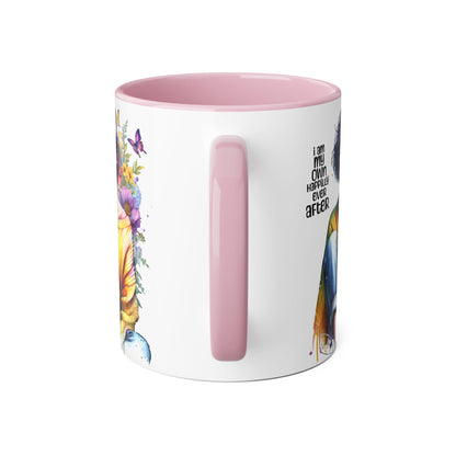 I Am My Own Happily Ever After Empowering Accent Mug - I Am My Own Happiness Ever After, Inspirational Gift for Her, Coffee Lover, Self-Care Decor, Motivational Cup