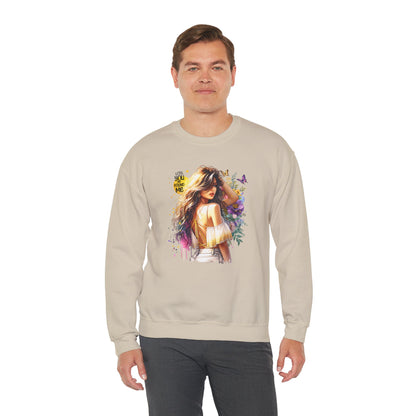 Lost You And Found Me Bohemian-Themed Crewneck Sweatshirt with Floral Design, Cozy Casual Wear, Gift for Her, Everyday Comfort, Family Gatherings, Spring Fashion