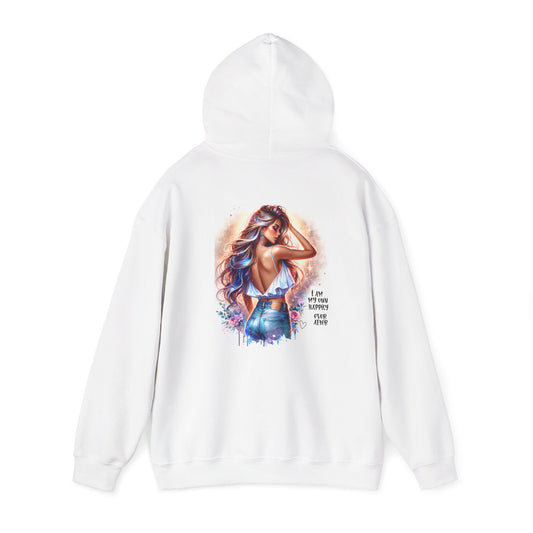 I Am My Own Happily Ever After Unisex Hooded Sweatshirt - Inspirational Art Print, Perfect for Everyday Comfort