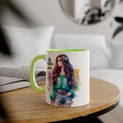 Funny Accent Mug - My Taste in Men is Probably a Disability Humor 11oz Cup