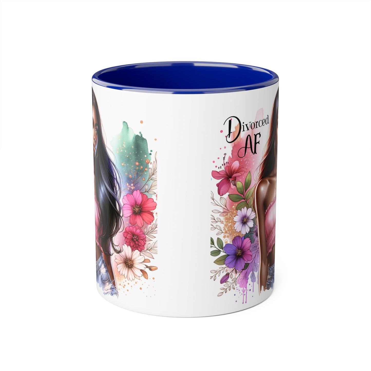 Divorced AF Accent Mug
