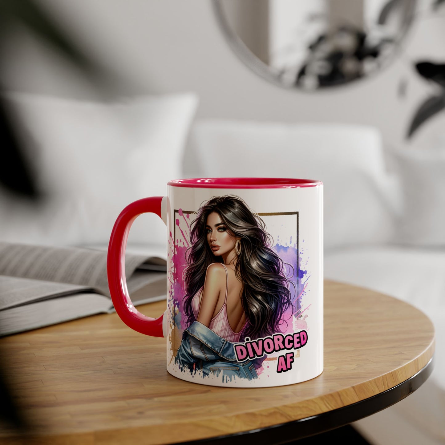 Mug - Divorced AF 11oz Accent Mug