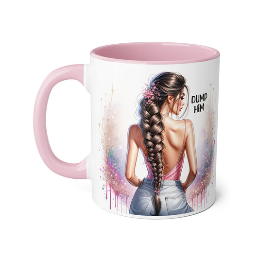 Dump Him Accent Mug, 11oz