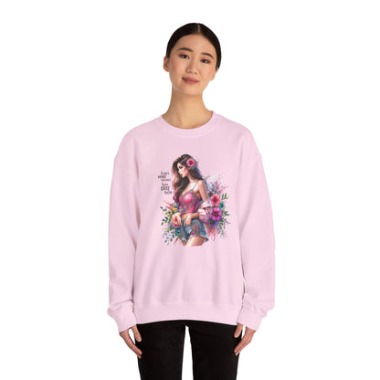I Don`t  Make Mistakes, I Just Date Them Floral Fantasy Crewneck Sweatshirt, Boho Sweatshirt, Spring Fashion, Gift for Her, Cute Sweatshirt, Cozy Wear