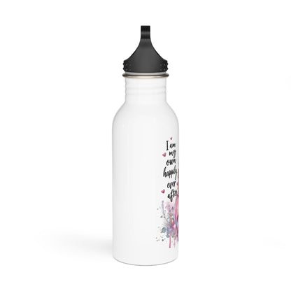 I Am My Own Happily Ever After Chic Stainless Steel Water Bottle with Inspiring Quotes | Stylish Hydration for Women | Perfect Gift for Birthdays, Self-Care, and Wellness