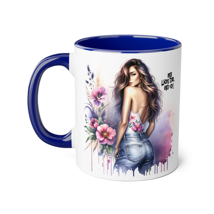 It's Not Me, It's You Humoristic Floral Art Accent Mug