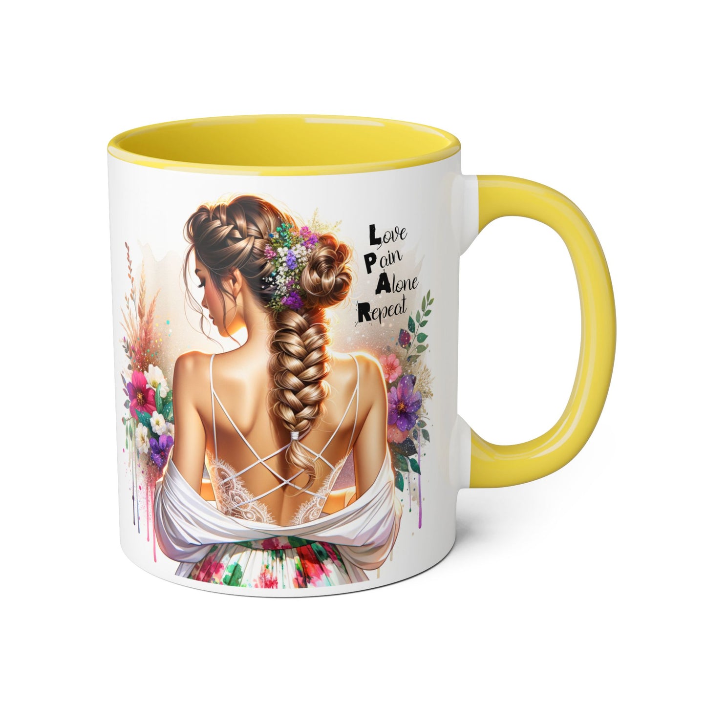 Inspirational Accent Mugs for Coffee Lovers, Beautiful Art, Gift for Friends, Motivational Quotes, Home Decor, Unique Office Mugs