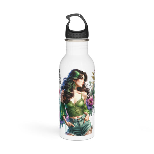 I Am My Own Happily Ever After Stylish Stainless Steel Water Bottle, Eco-Friendly Bottle, Floral Water Bottle, Gift for Her, Outdoor Hydration Solution