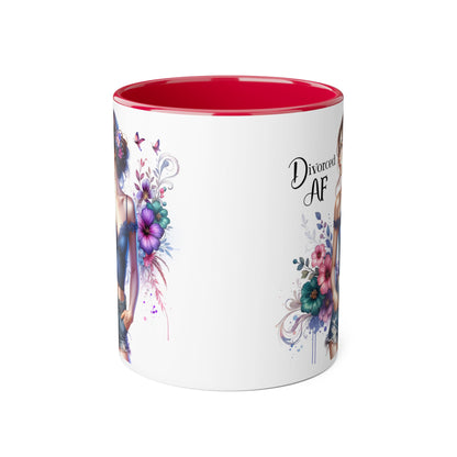 Mug - Divorced AF 11oz Accent Mug