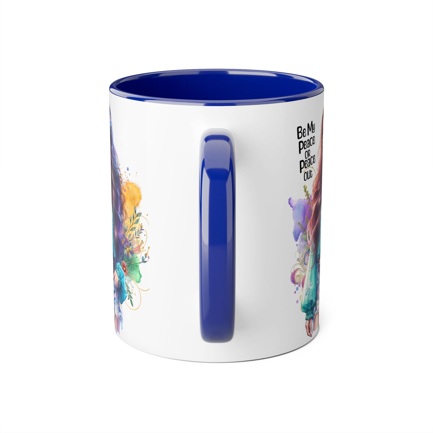 Mug - Be My Peace or Peace Out Accent Mug, 11oz