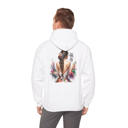 I Don`t Make Mistake, I Just Date Them Inspirational Art Hooded Sweatshirt, Cozy Casual Wear,  Streetwear Style, Gift for Art Lovers, Perfect for Holidays
