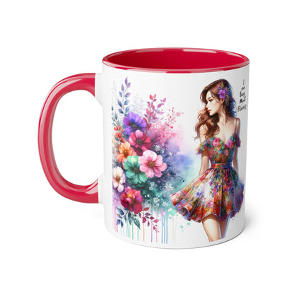 I Can Buy Myself Flowers Accent Mug, 11oz