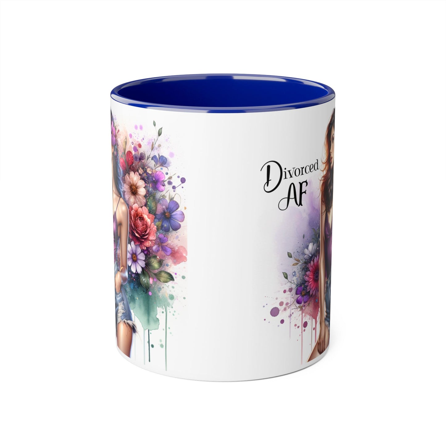 Mug - Divorced AF 11oz Accent Mug