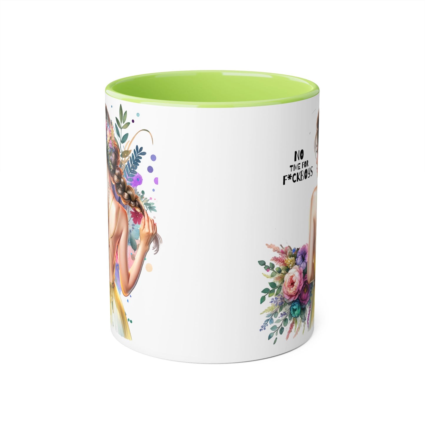 Funny Accent Mug - No Time For F*boys 11oz