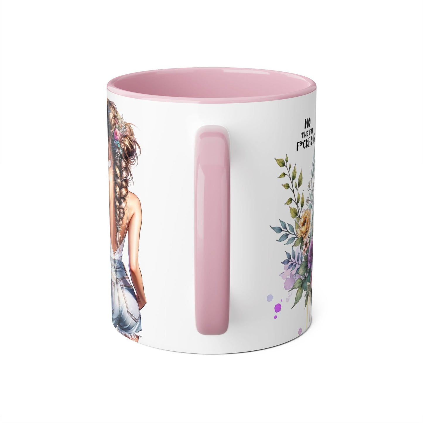 Funny Accent Mug - No Time For F*boys 11oz