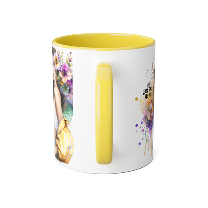 It's Not Me, It's You Humoristic Floral Accent Mug - Stylish Gift for Coffee Lovers, Art Mug, Flower Design, Motivational Quote, Unique Tea Cup