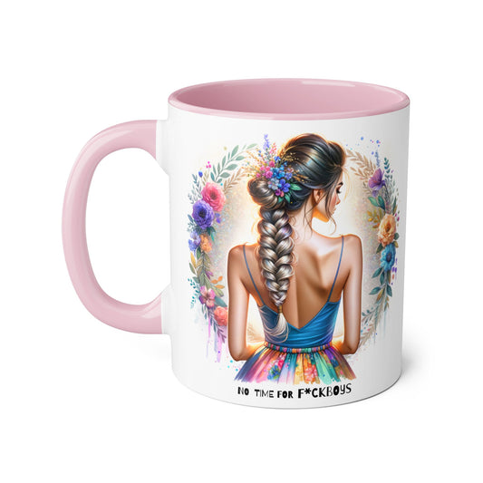 Funny Accent Mug - No Time For F*boys 11oz