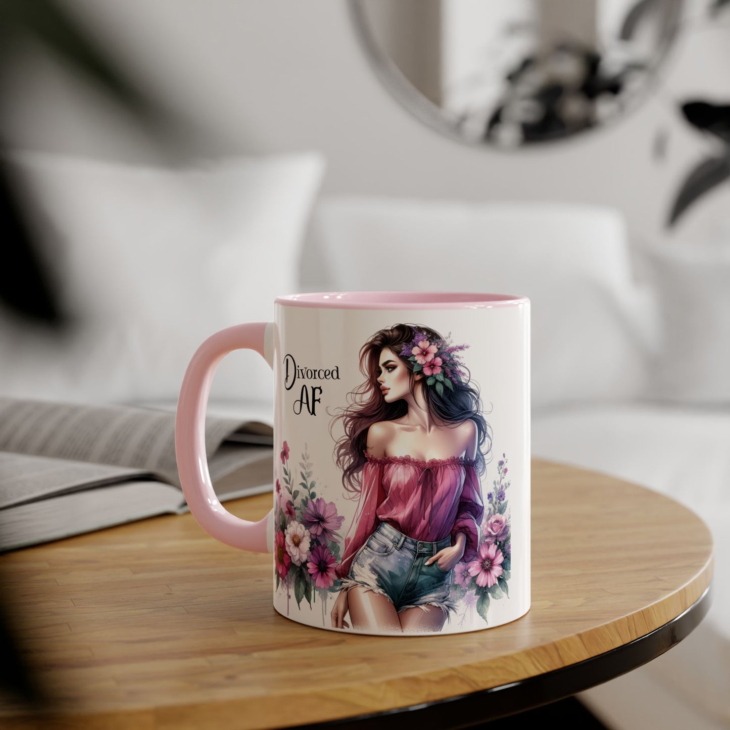 Mug - Divorced AF 11oz Accent Mug