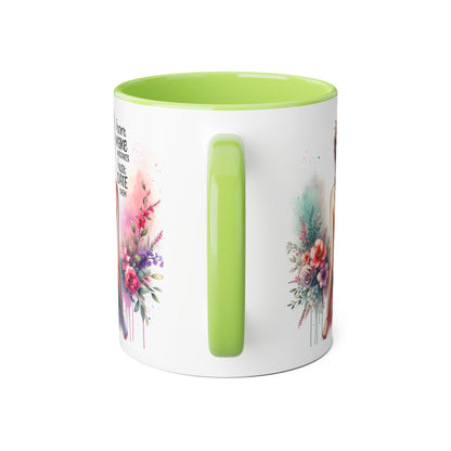 I Don't Make Mistakes, I Date Them Beautifully Designed Accent Mugs for Coffee Lovers - Unique Gift Idea, Home Decor, Office Ideas, Birthday Present, Floral Art