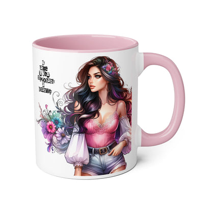Funny Accent Mug - My Taste in Men is Probably a Disability Humor 11oz Cup