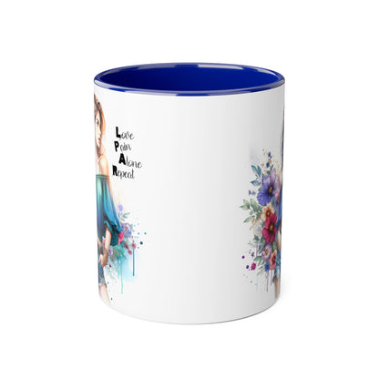 Floral Lover's Accent Mug - Celebrate Self-Love, Ideal Gift for Friends & Family, Perfect for Birthdays, Holidays, Cozy Moments