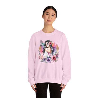 Lost You And Found Me Bohemian Floral Sweatshirt | You Are Beautiful | Cozy Unisex Crewneck for Women, Gift for Her, Casual Wear, Spring Fashion