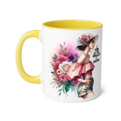 Funny Accent Mug - My Taste in Men is Probably a Disability Humor 11oz Cup