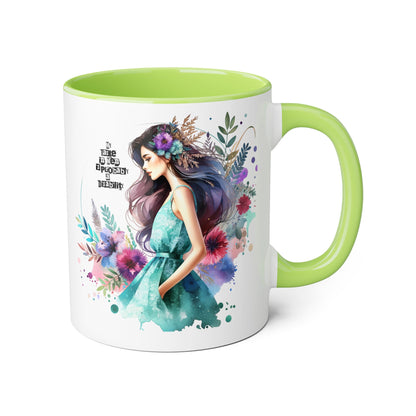 Funny Accent Mug - My Taste in Men is Probably a Disability Humor 11oz Cup