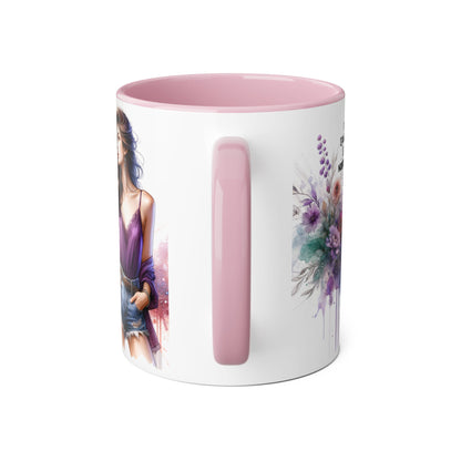 Stylish Quote Mug, Fashion Lover Gift, Narcissist Coffee Cup, Floral Design Mug, Unique Drinkware for Her