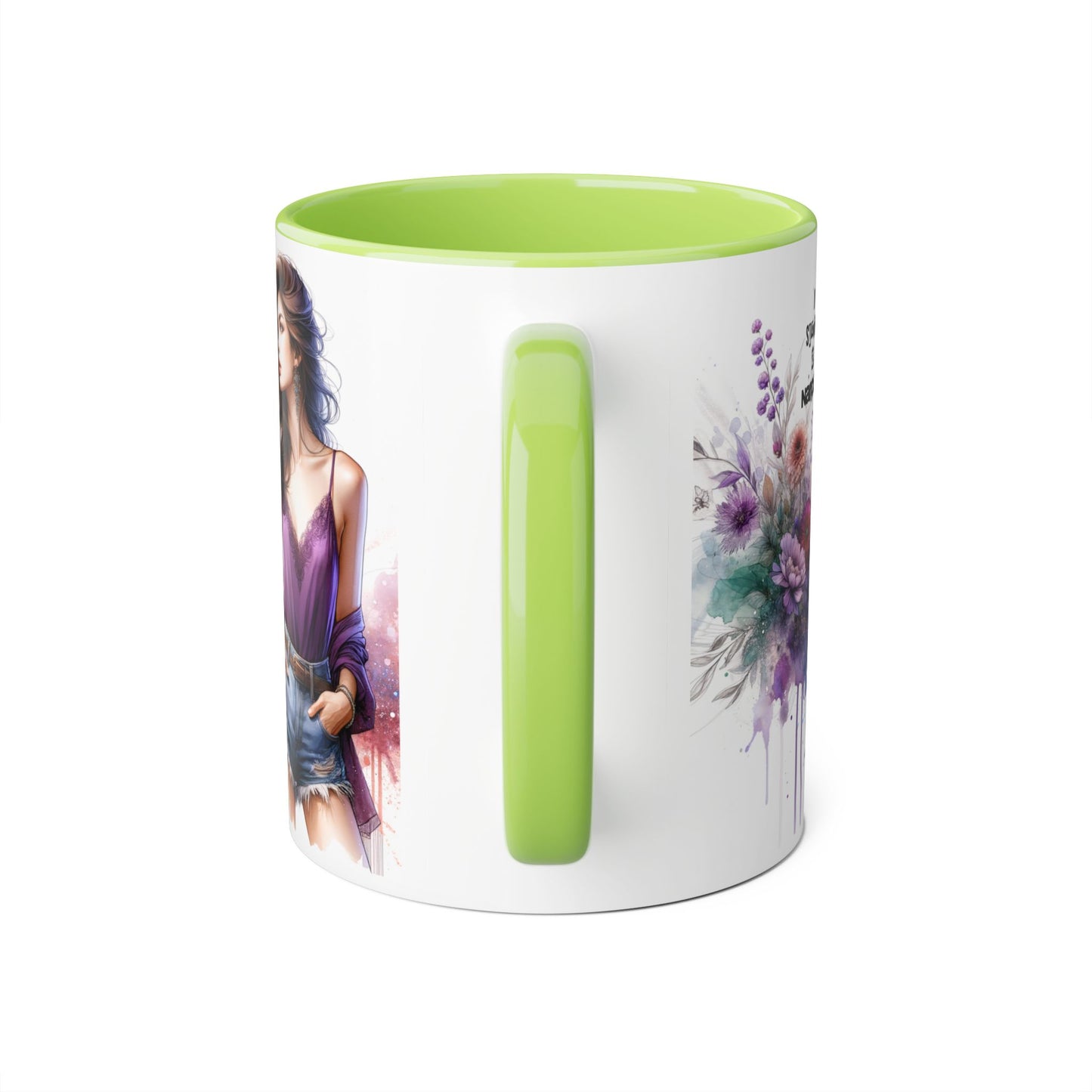 Stylish Quote Mug, Fashion Lover Gift, Narcissist Coffee Cup, Floral Design Mug, Unique Drinkware for Her
