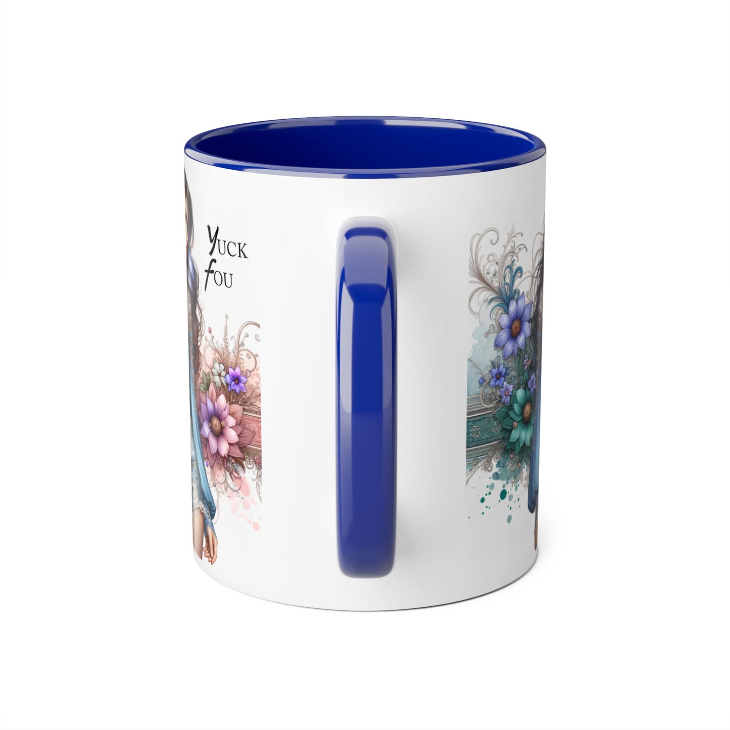 Artistic Accent Mug with ‘Yuck Fou’ Design for Trendy Sipping, Perfect Gift for Friends & Art Lovers, Ideal for Birthdays & Celebrations