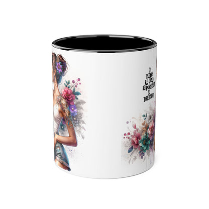 Funny Accent Mug - My Taste in Men is Probably a Disability Humor 11oz Cup
