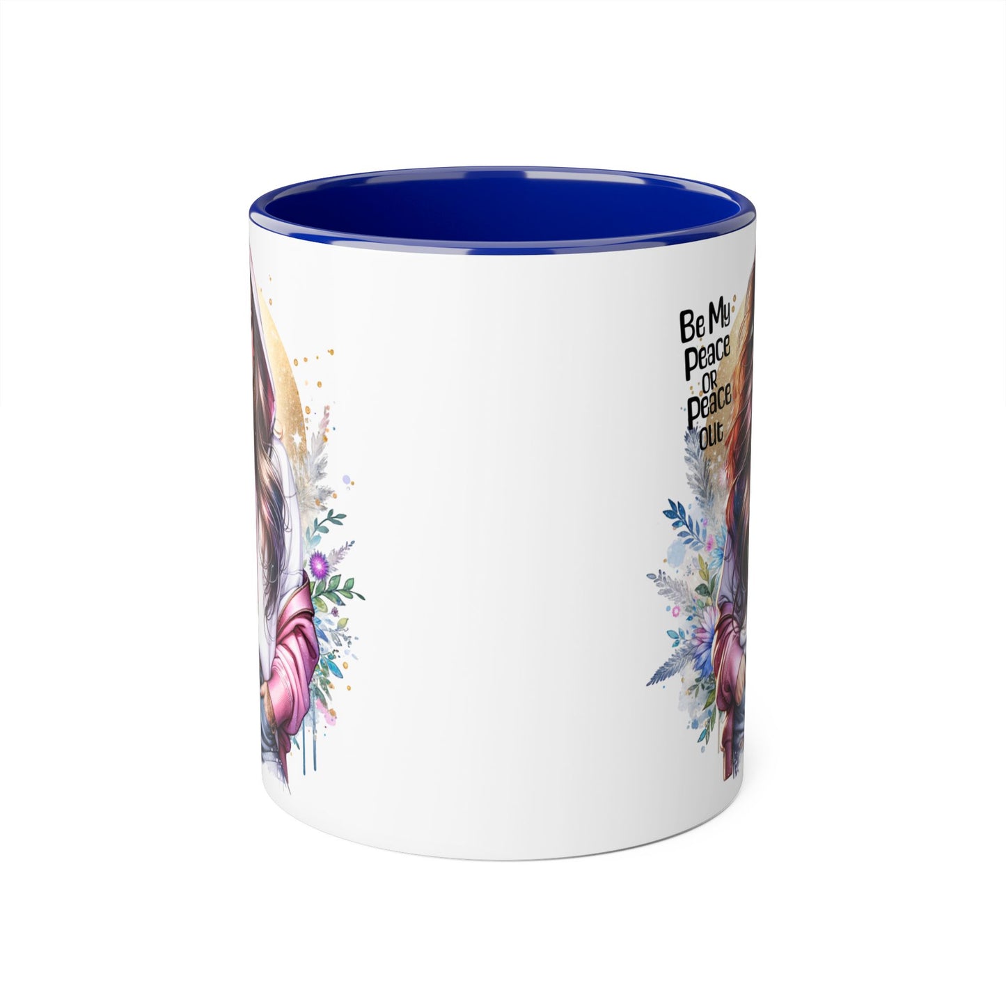 Mug - Be My Peace or Peace Out Accent Mug