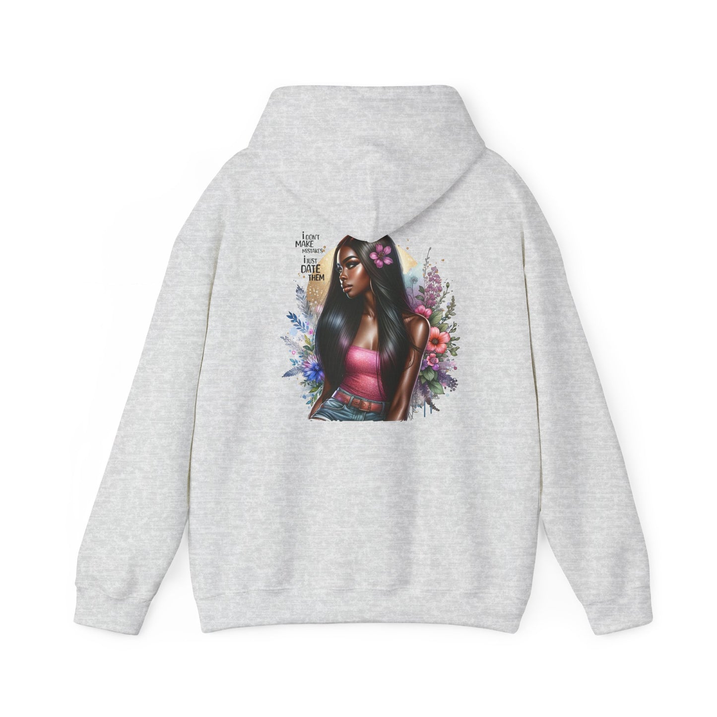I Don`t  Make Mistakes, I Just Date Them Vibrant Art Hoodie - Unisex Heavy Blend™, Cozy Fashion, Gift for Her, Spring Vibes, Casual Streetwear, Perfect for Holidays