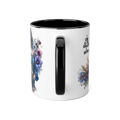 Funny Accent Mug - My Taste in Men is Probably a Disability Humor 11oz Cup