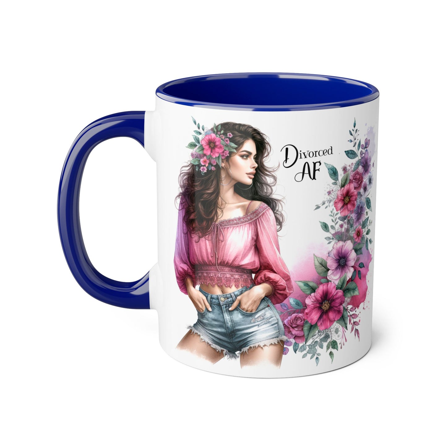 Stylish Floral Accent Mug, Perfect Gift for Divorced Friends, Motivational Coffee Cup, Unique Home Decor, Self-Love Reminder, Fun [...]