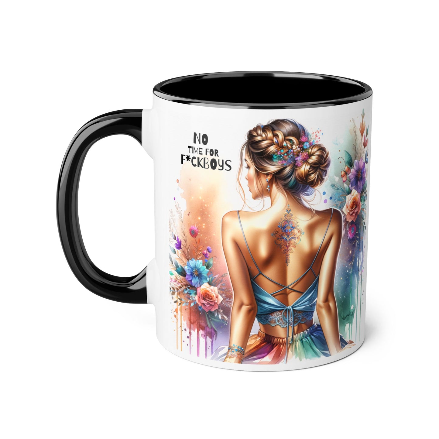 Funny Accent Mug - No Time For F*boys 11oz