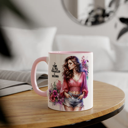 Funny Accent Mug - My Taste in Men is Probably a Disability Humor 11oz Cup