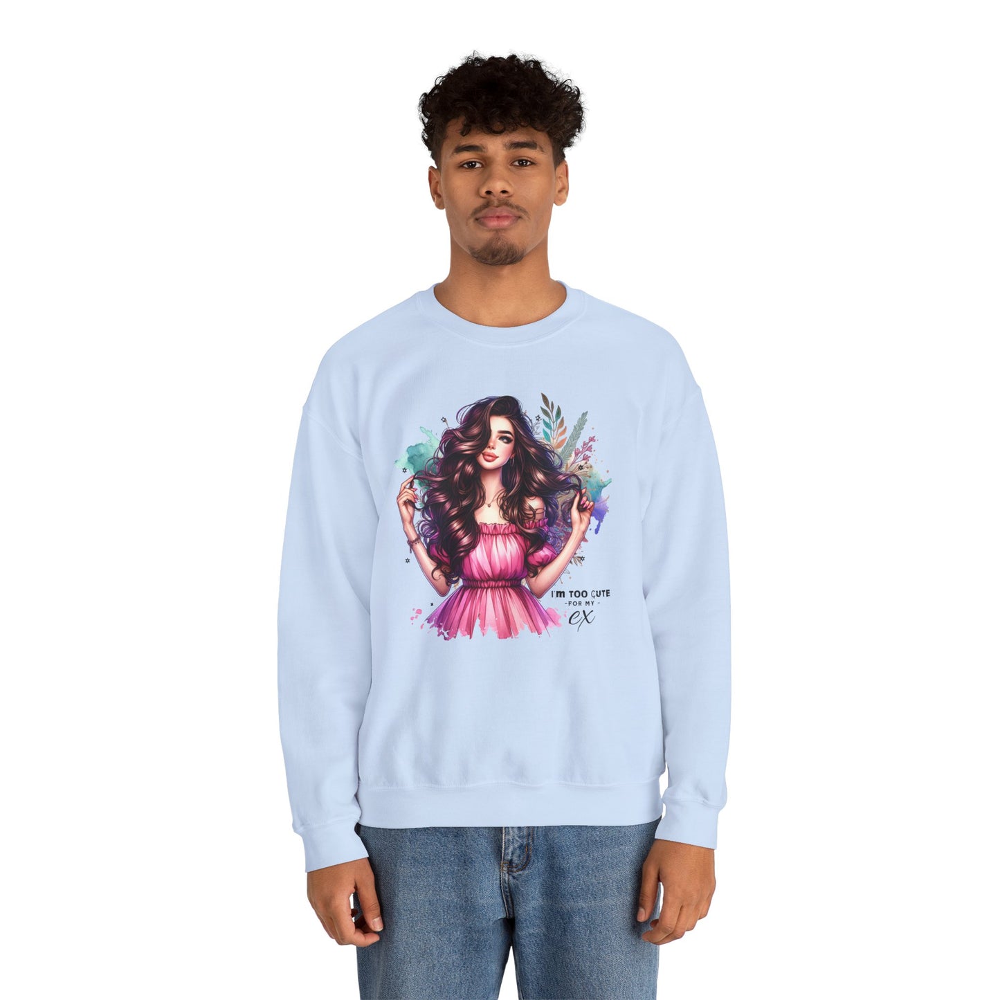 I'm Too Cute For My Ex Stylish Art Sweatshirt for Creative Souls | Perfect Gift for Friends or Yourself | Cozy Crewneck for Everyday Wear, Fashion, Art [...]
