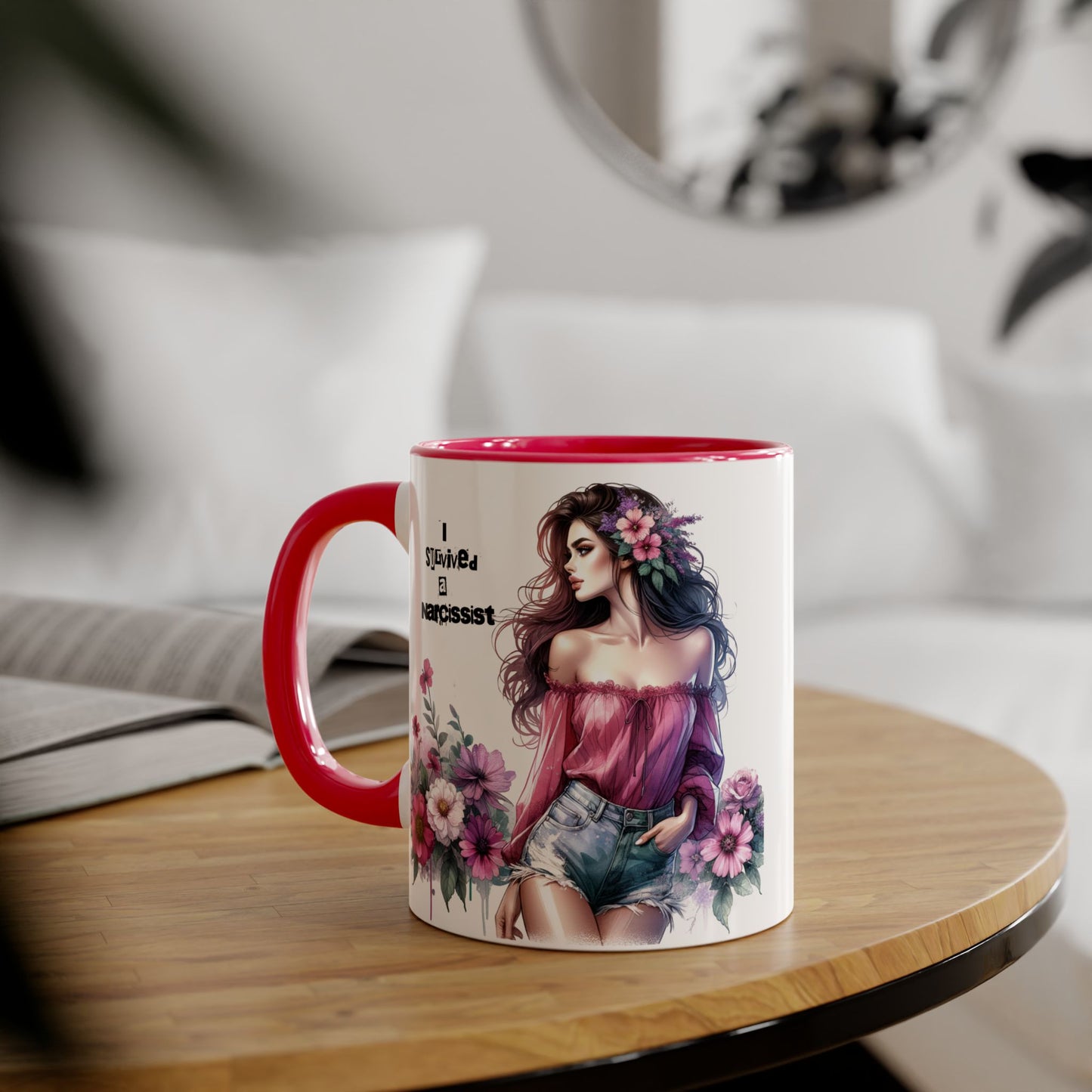 Survivor Mug: Empowering Gift for Self-Care, Unique Coffee Cup, Narcissist Recovery, Inspirational Drinkware, Motivational Home Decor
