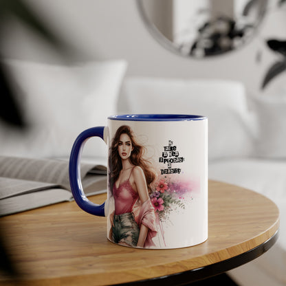 Funny Accent Mug - My Taste in Men is Probably a Disability Humor 11oz Cup