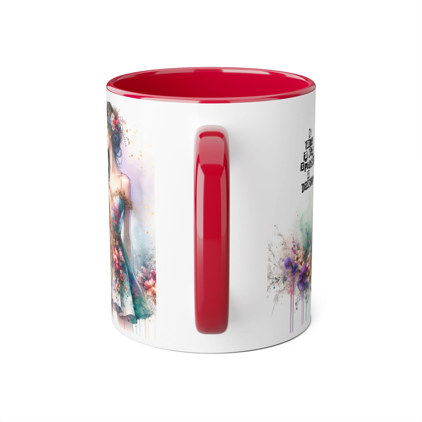 Funny Accent Mug - My Taste in Men is Probably a Disability Humor 11oz Cup