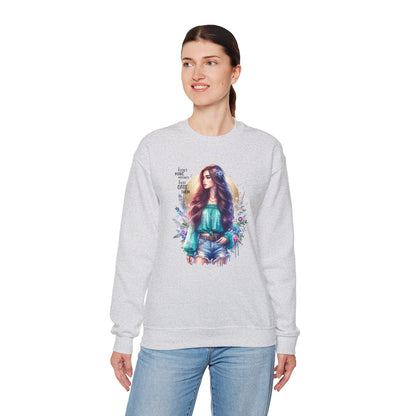 I Don`t  Make Mistakes, I Just Date Them Colorful Bohemian Crewneck Sweatshirt, Cozy Apparel, Unique Gift, Casual Wear, Inspirational Fashion, Artist Design