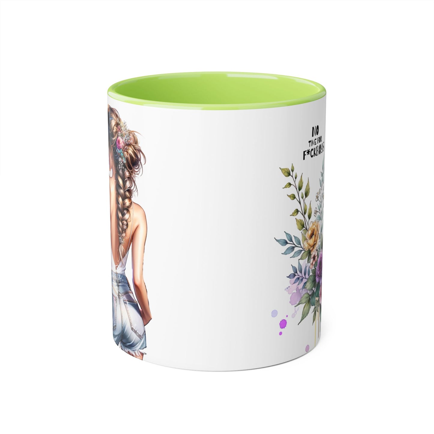 Funny Accent Mug - No Time For F*boys 11oz