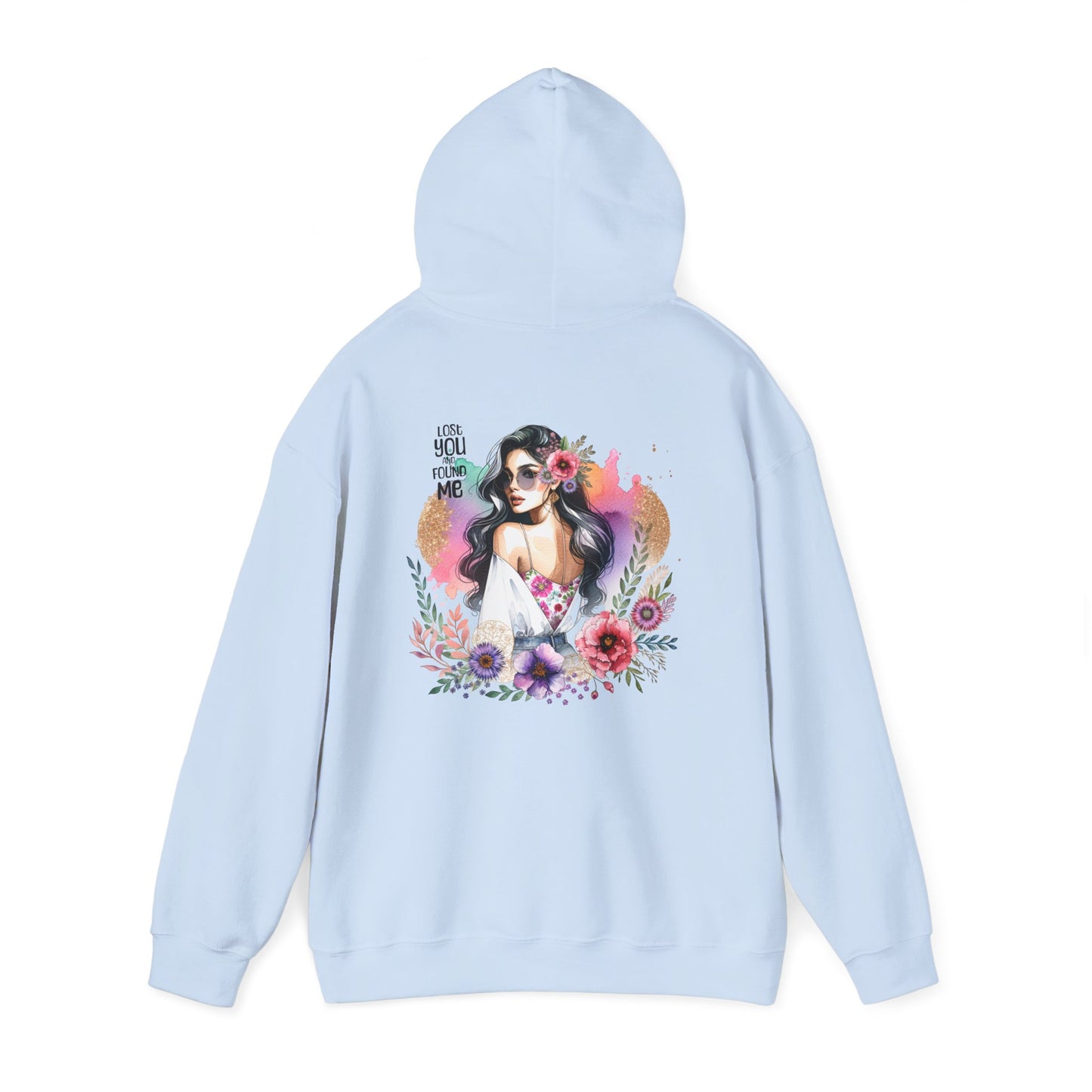 Breakup Hoodie - Unisex Hooded Sweatshirt Lost You and Found Me Design