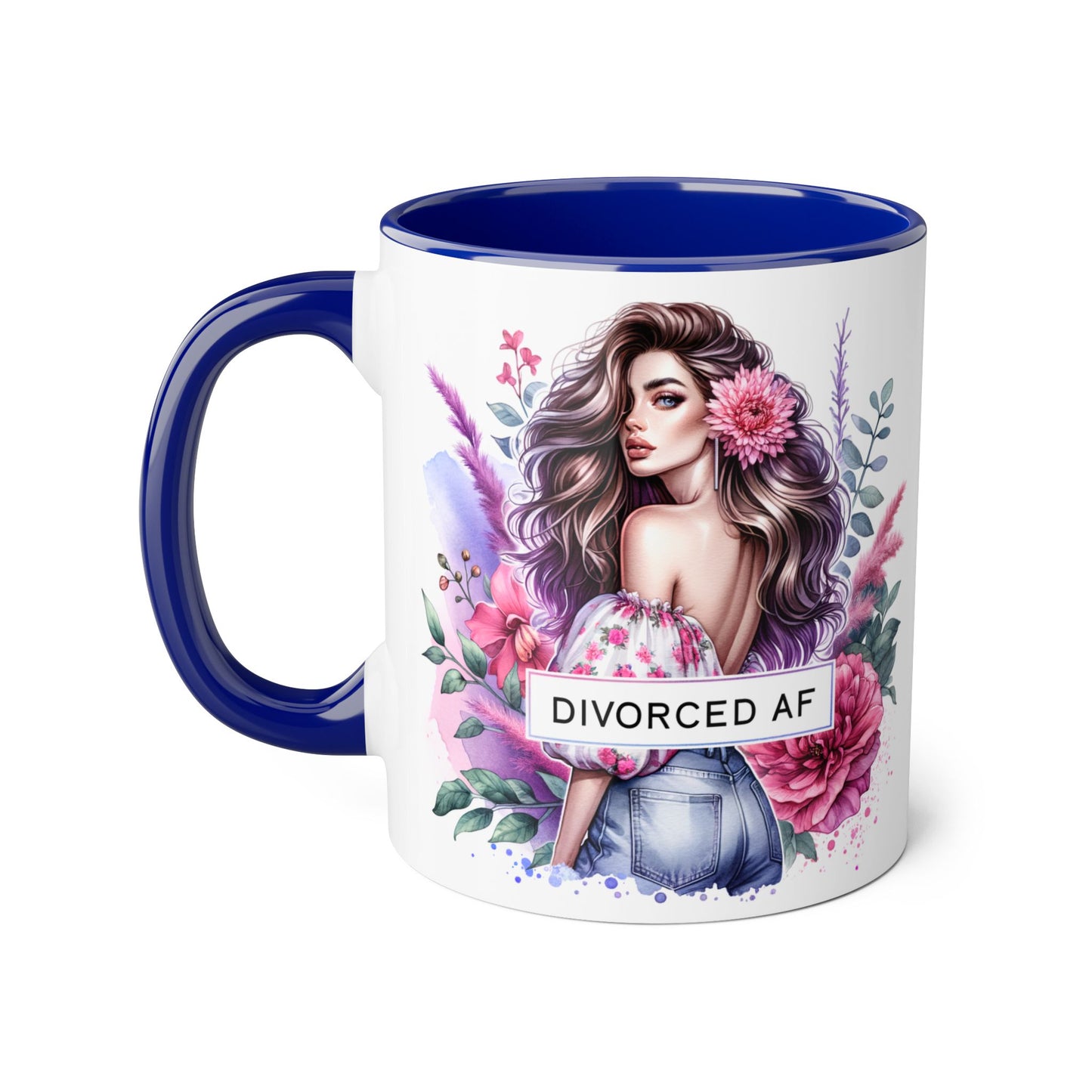 Mug - Divorced AF 11oz Accent Mug